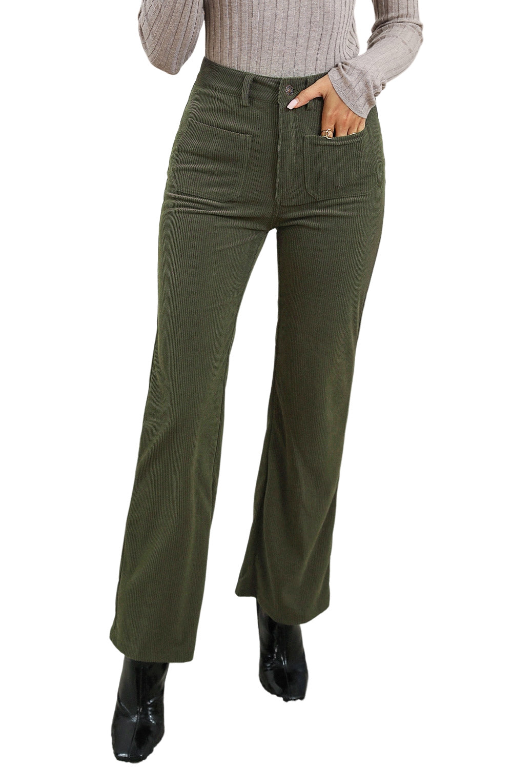 Velvet pants | Straight cut | For WOMEN