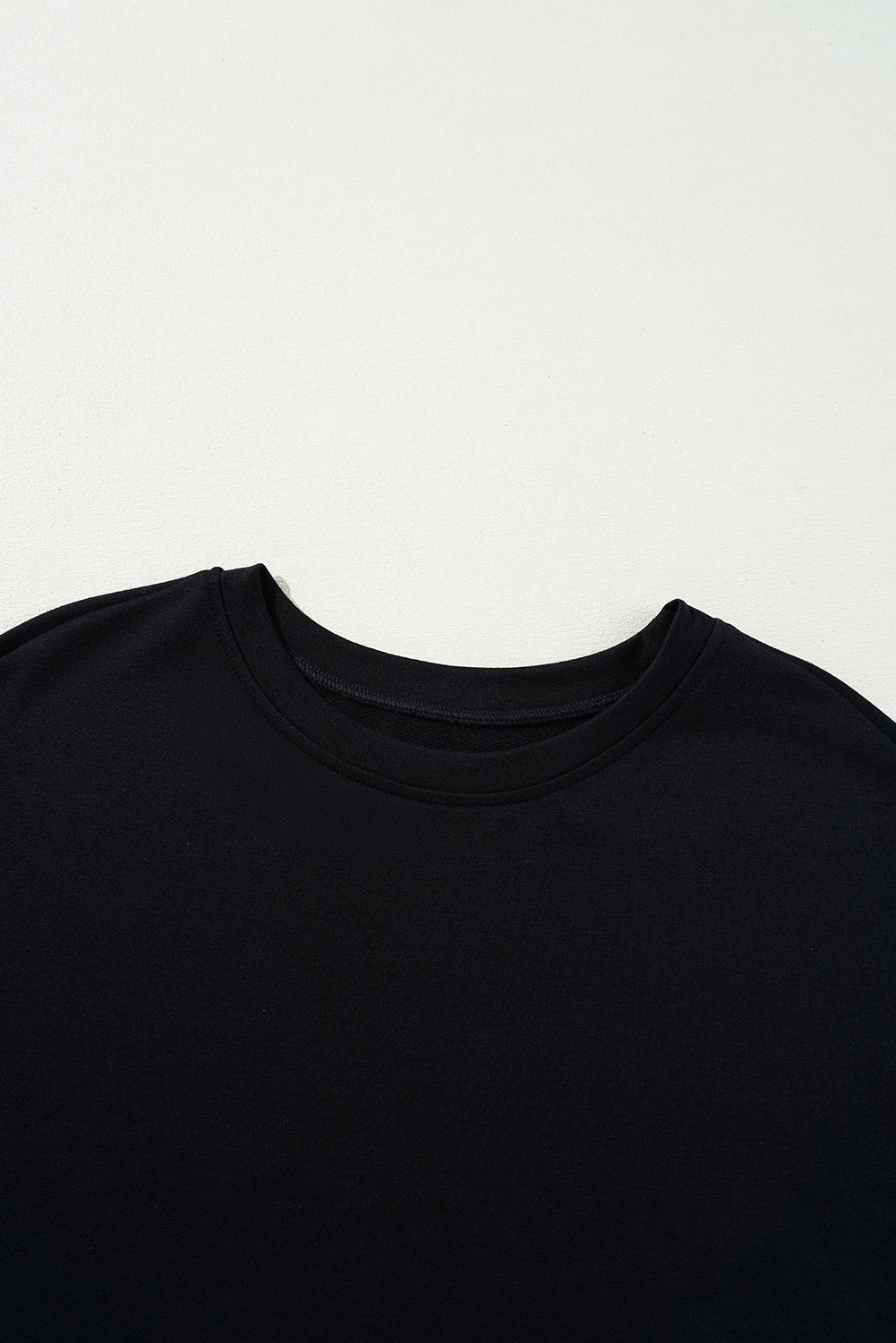 Robe courte en pull | Manches longues