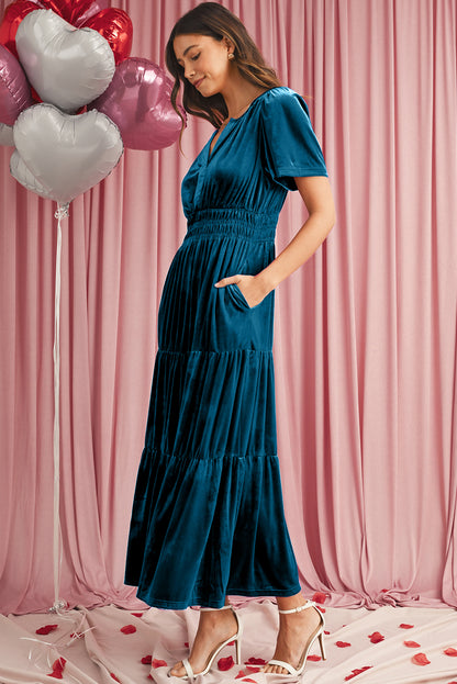 Robe longue | En velours