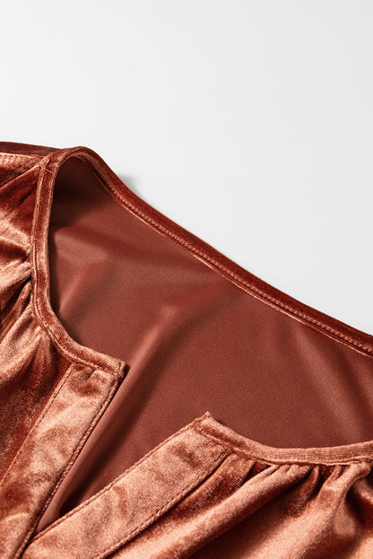 Robe longue | En velours