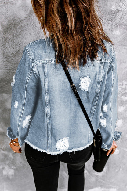 Denim Jacket | Buttoned | For WOMEN
