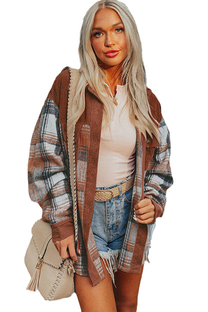 Veste de surchemise boutonnée | Pour FEMMES