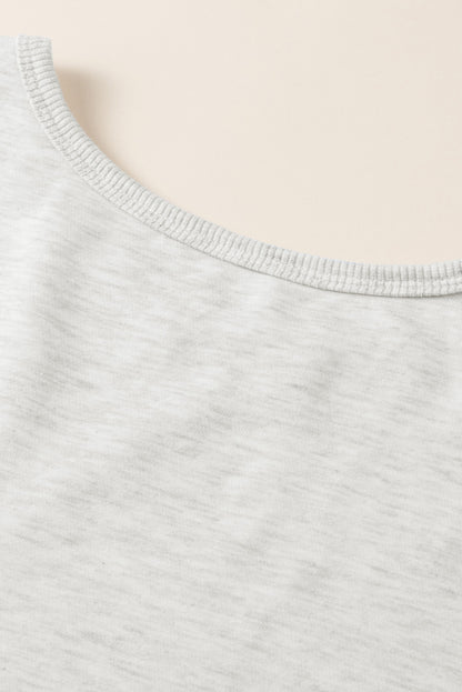 Robe courte en pull | À manches longues