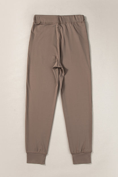 Black skinny joggers | With pockets | For women