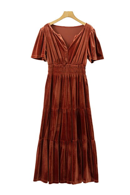 Robe longue | En velours
