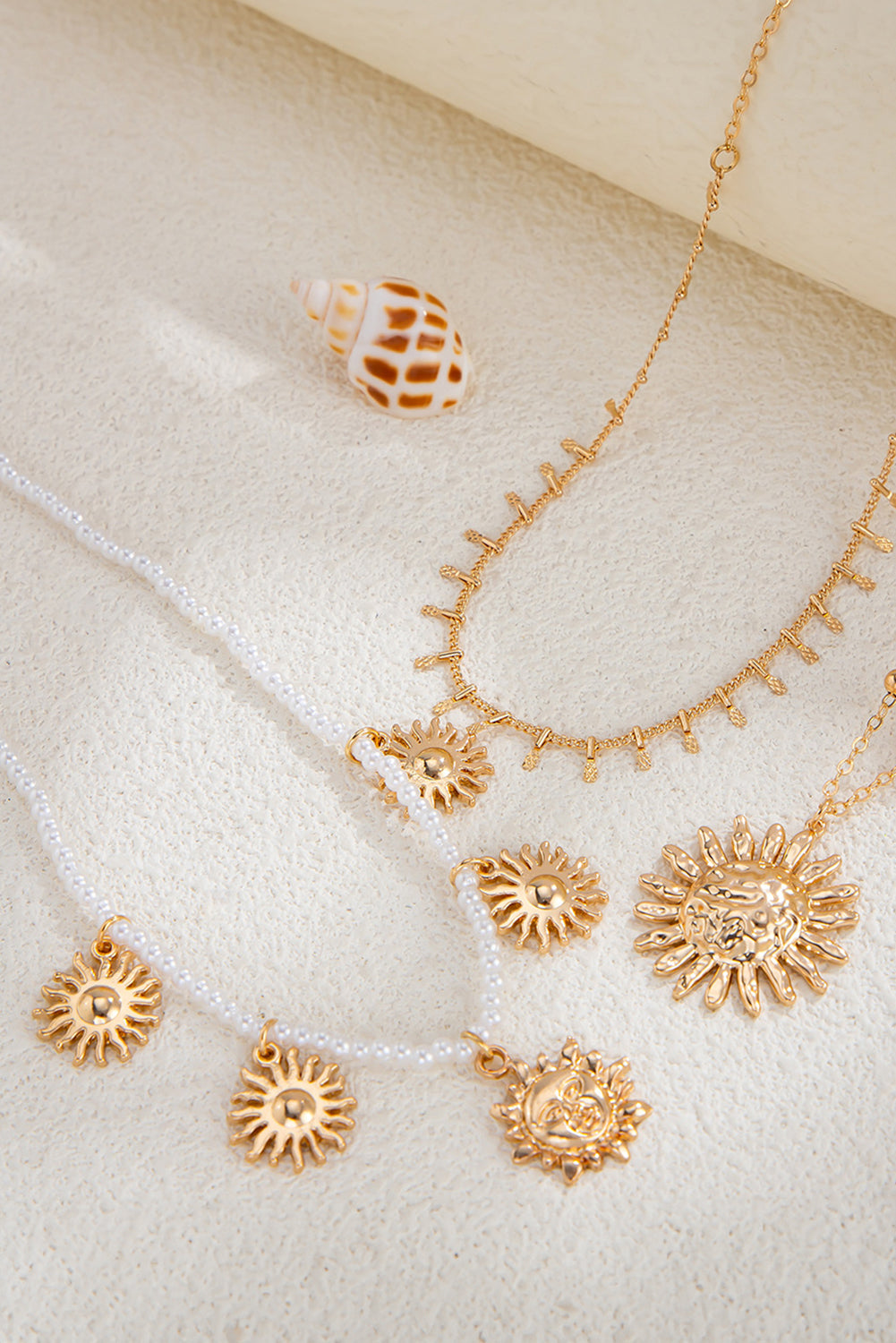 Collier multicouches doré "Emma", pour FEMMES