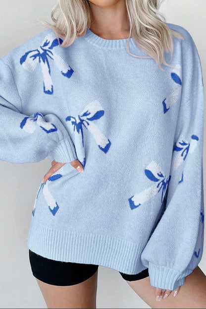 Sweatshirt bleu "Alessia" pour FEMMES