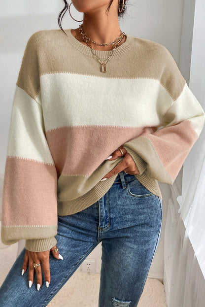 Pull large au col rond | Pour FEMMES