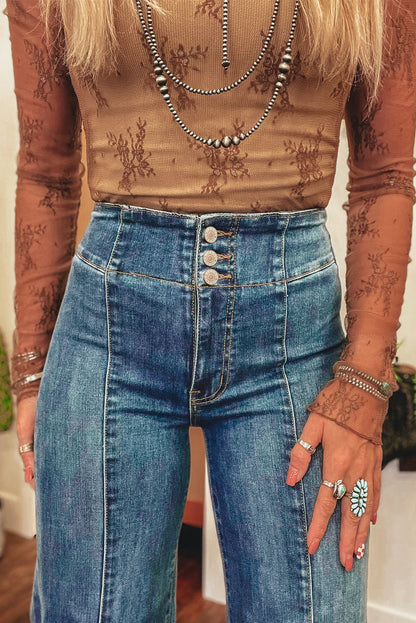 Jean straight | Bleu | Pour FEMMES