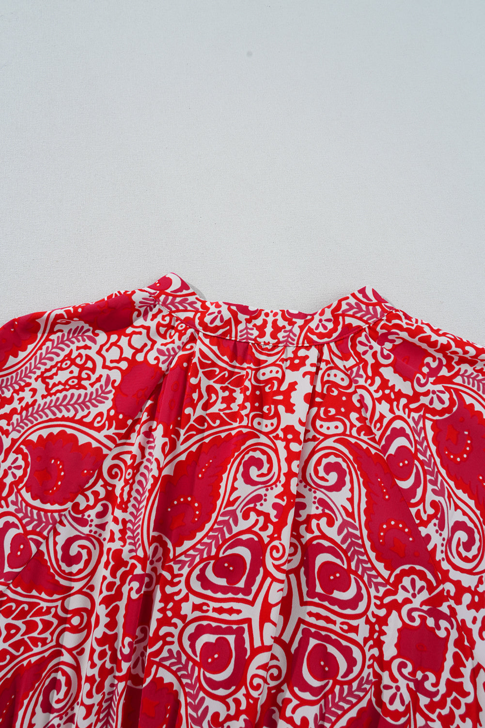 Robe longue "Marta" | Manches courtes | À fente