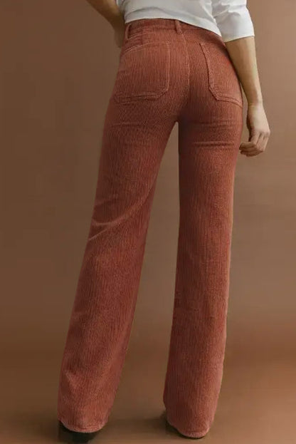 Velvet pants | Straight cut | For WOMEN