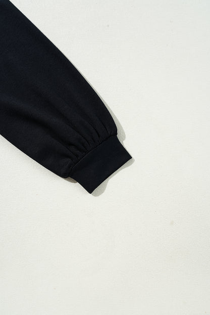 Robe courte en pull | Manches longues
