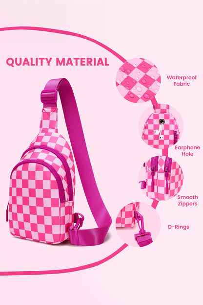 Sac à bandoulière rose "Anna" pour FEMMES