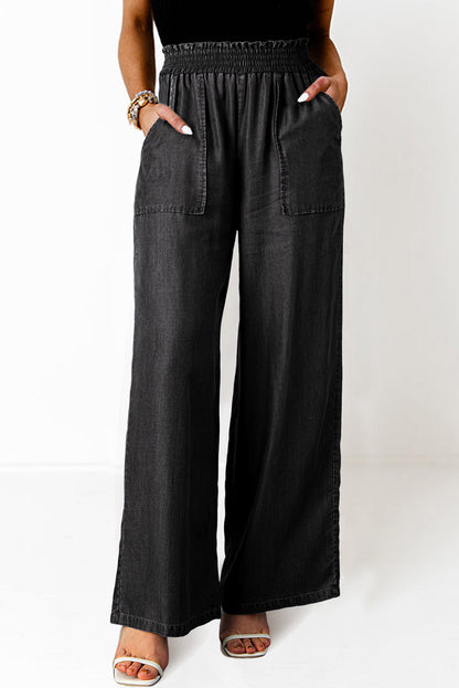 Jean large | Taille élastique | Pour FEMMES