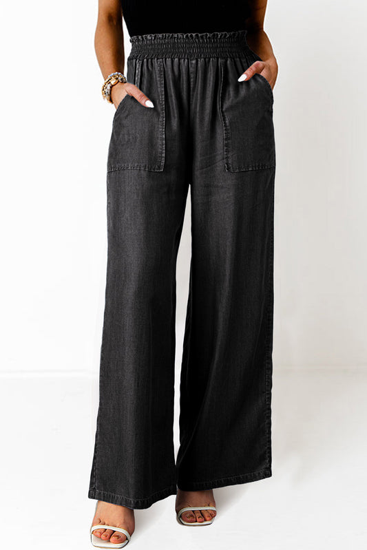Jean large | Taille élastique | Pour FEMMES