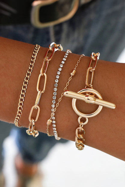Shiny Gold Bracelet | Multi-Layer | For WOMEN
