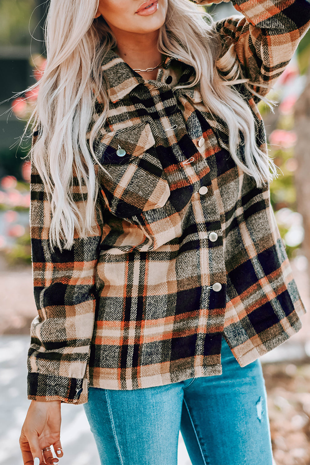 Plaid Overshirt Jacket | For WOMEN