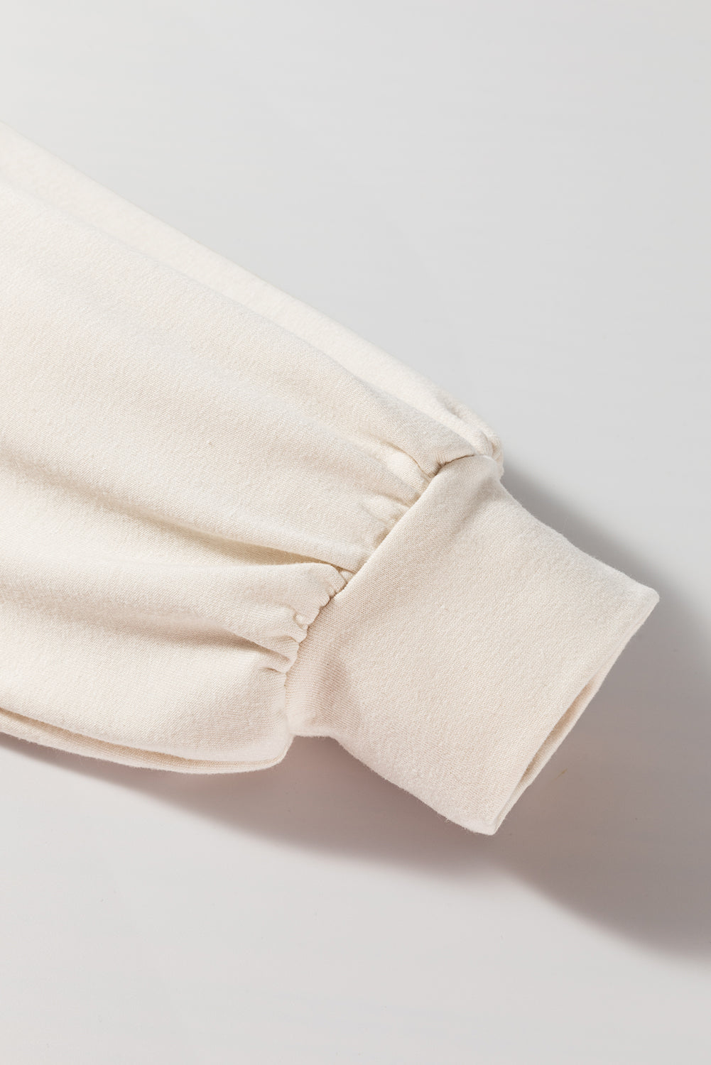 Robe courte en pull | Manches longues