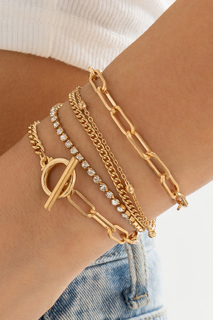 Shiny Gold Bracelet | Multi-Layer | For WOMEN