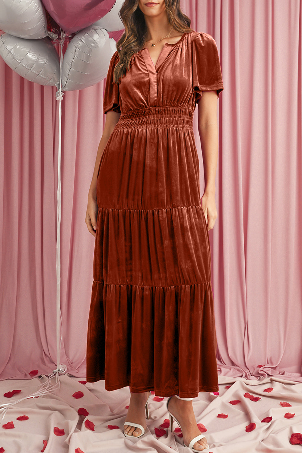 Robe longue | En velours