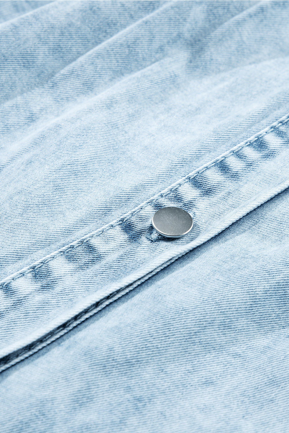 Robe courte en jean | Avec poches