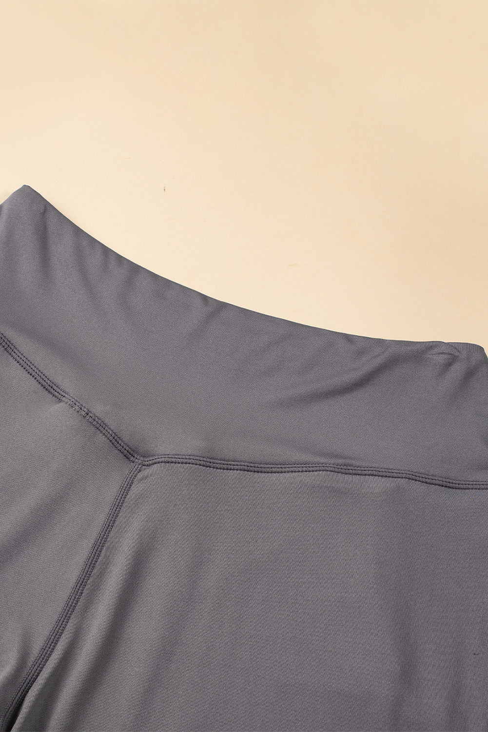 Black Exposed Seam High Waist Pocketed Joggers - ELLEsinil - 