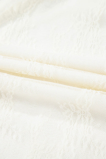 Jupe longue blanche multicouches - ELLEsinil