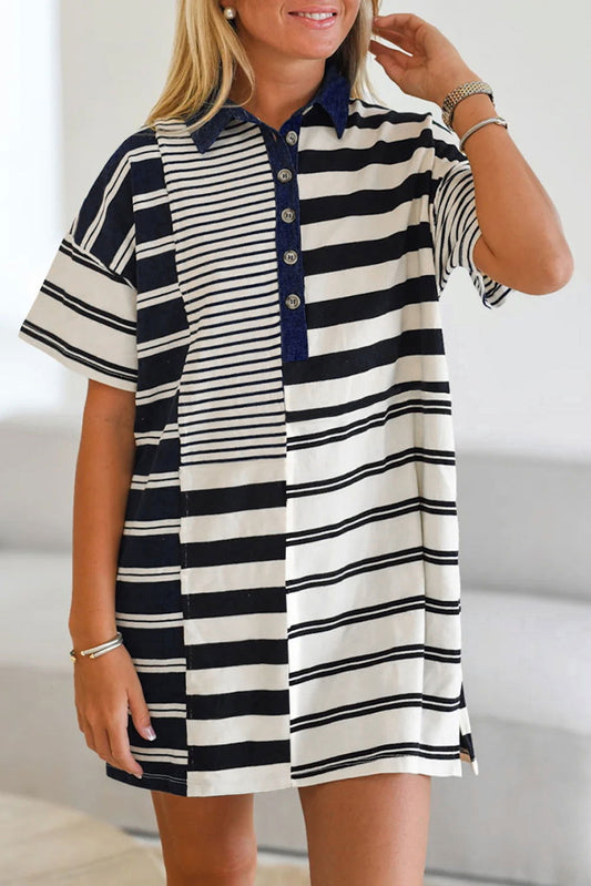 Robe courte en chemisier - ELLEsinil