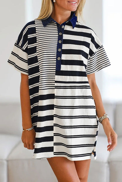 Robe courte en chemisier - ELLEsinil