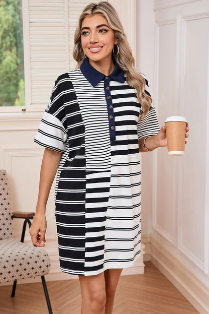 Robe courte en chemisier - ELLEsinil