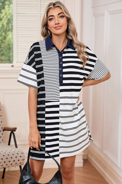 Robe courte en chemisier - ELLEsinil