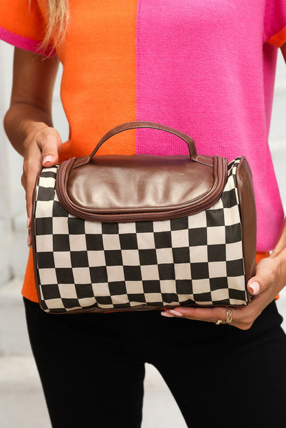 Trousse de maquillage en cuir - ELLEsinil