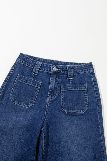 Jean pour FEMMES | Bleu | Large et straight