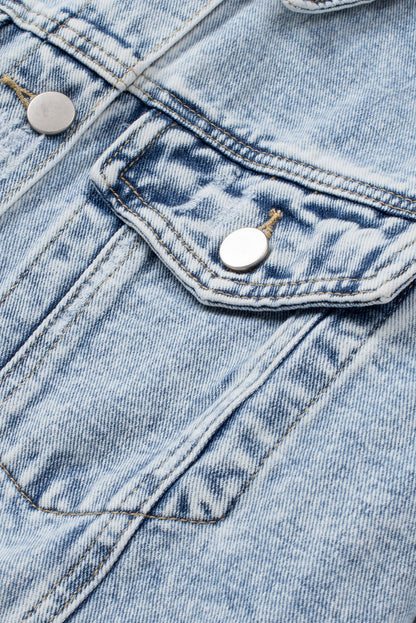Denim Jacket | Buttoned | For WOMEN