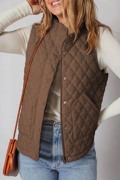"Celestina" sleeveless down jacket