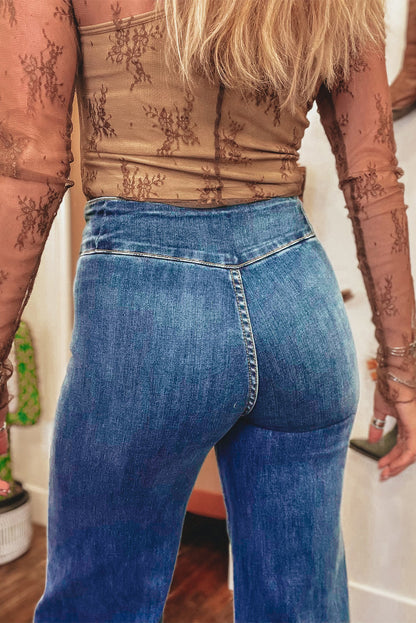 Jean straight | Bleu | Pour FEMMES