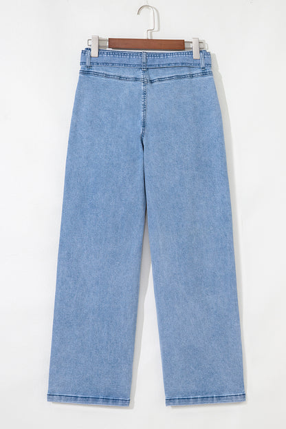 Jean délavé bleu "Lucia" pour FEMMES