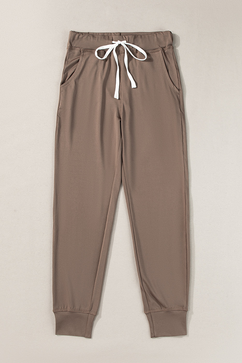 Black skinny joggers | With pockets | For women