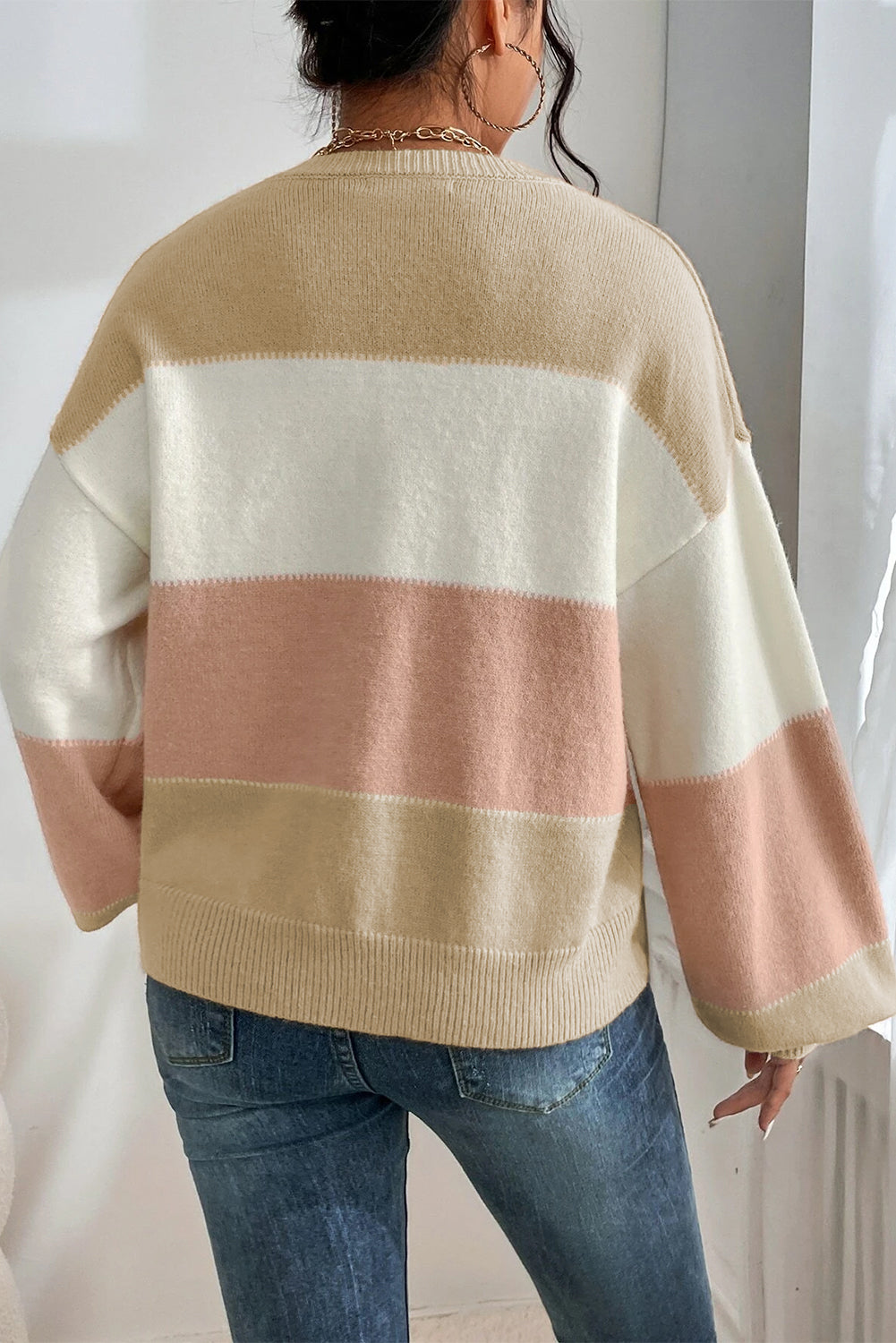 Pull large au col rond | Pour FEMMES