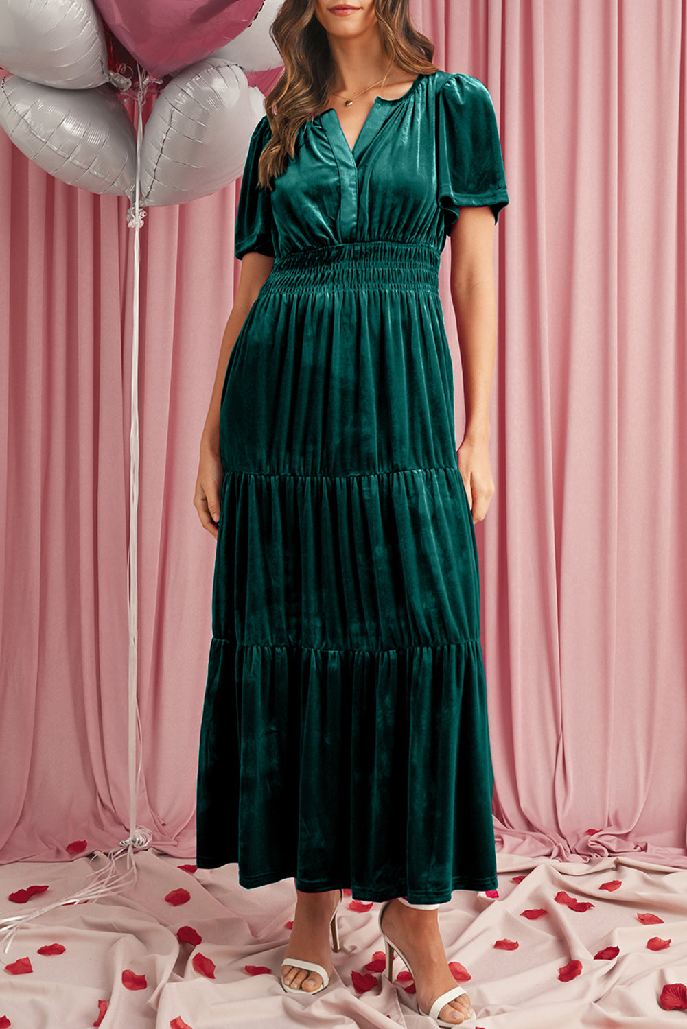 Robe longue | En velours