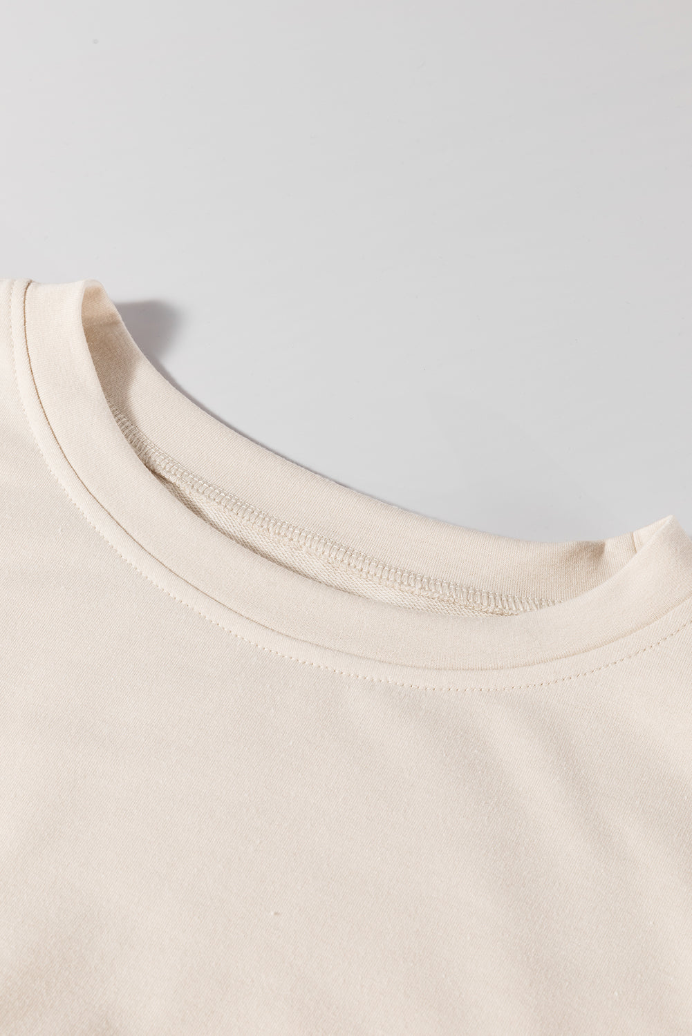 Robe courte en pull | Manches longues