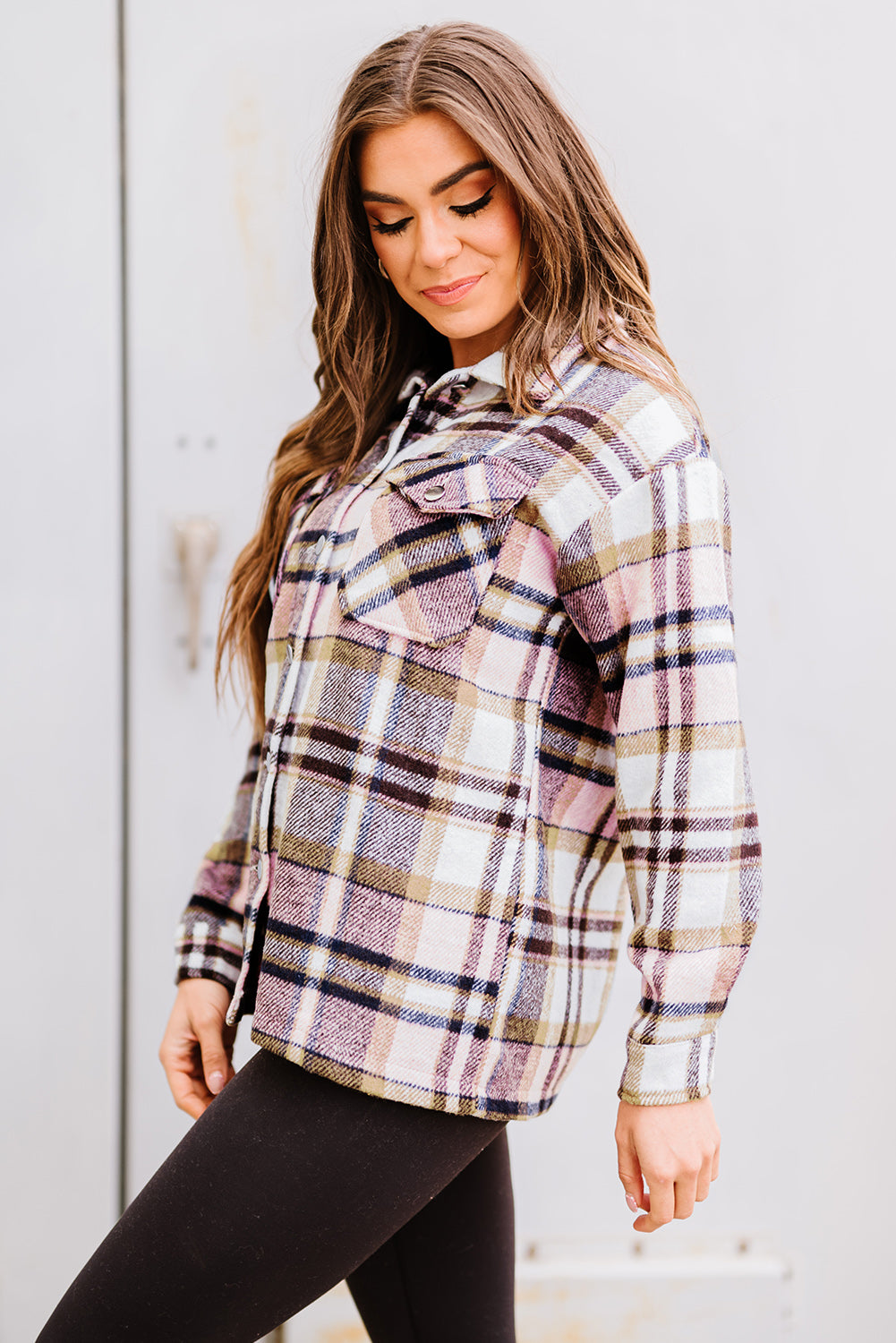 Plaid Overshirt Jacket | For WOMEN