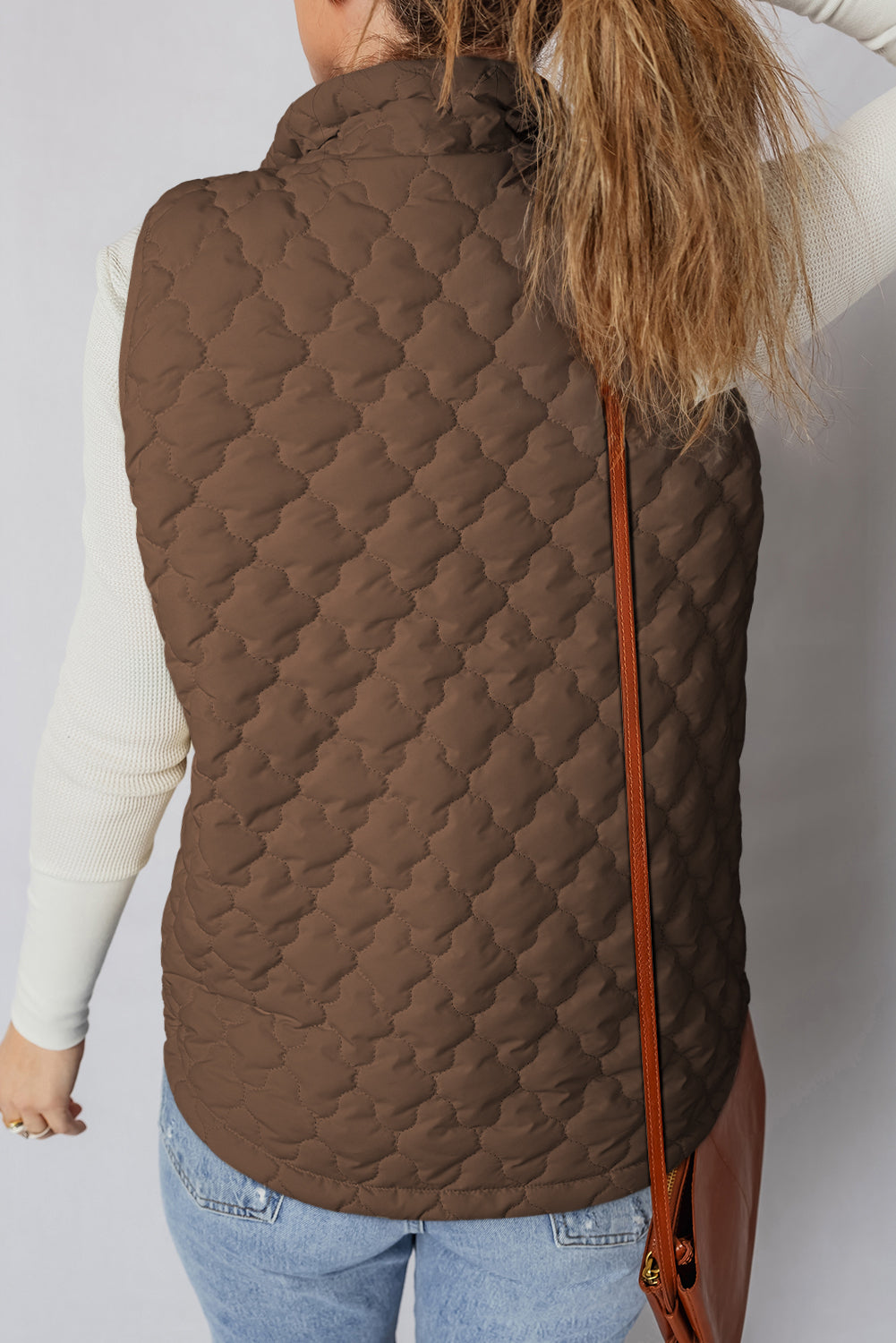 "Celestina" sleeveless down jacket