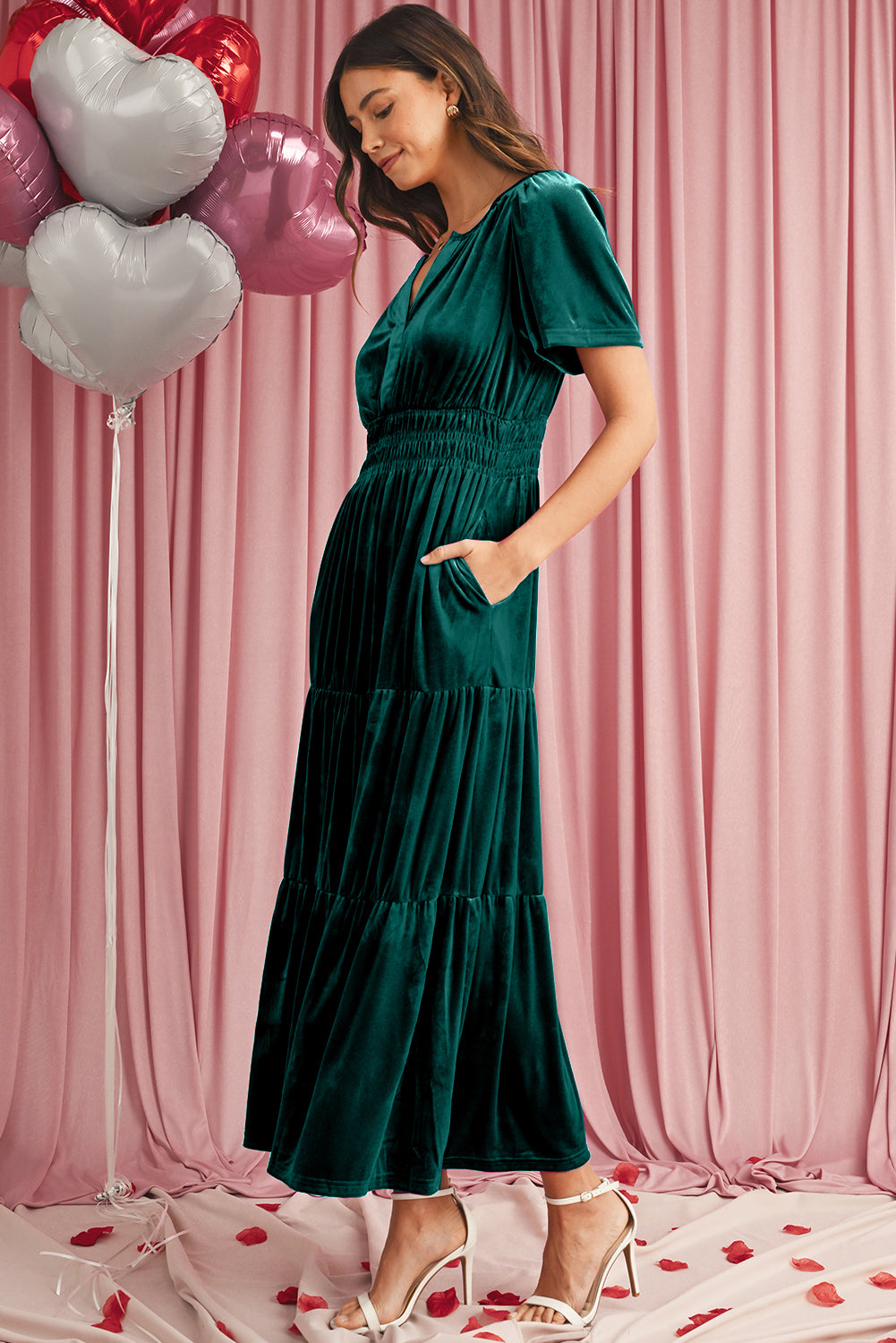 Robe longue | En velours