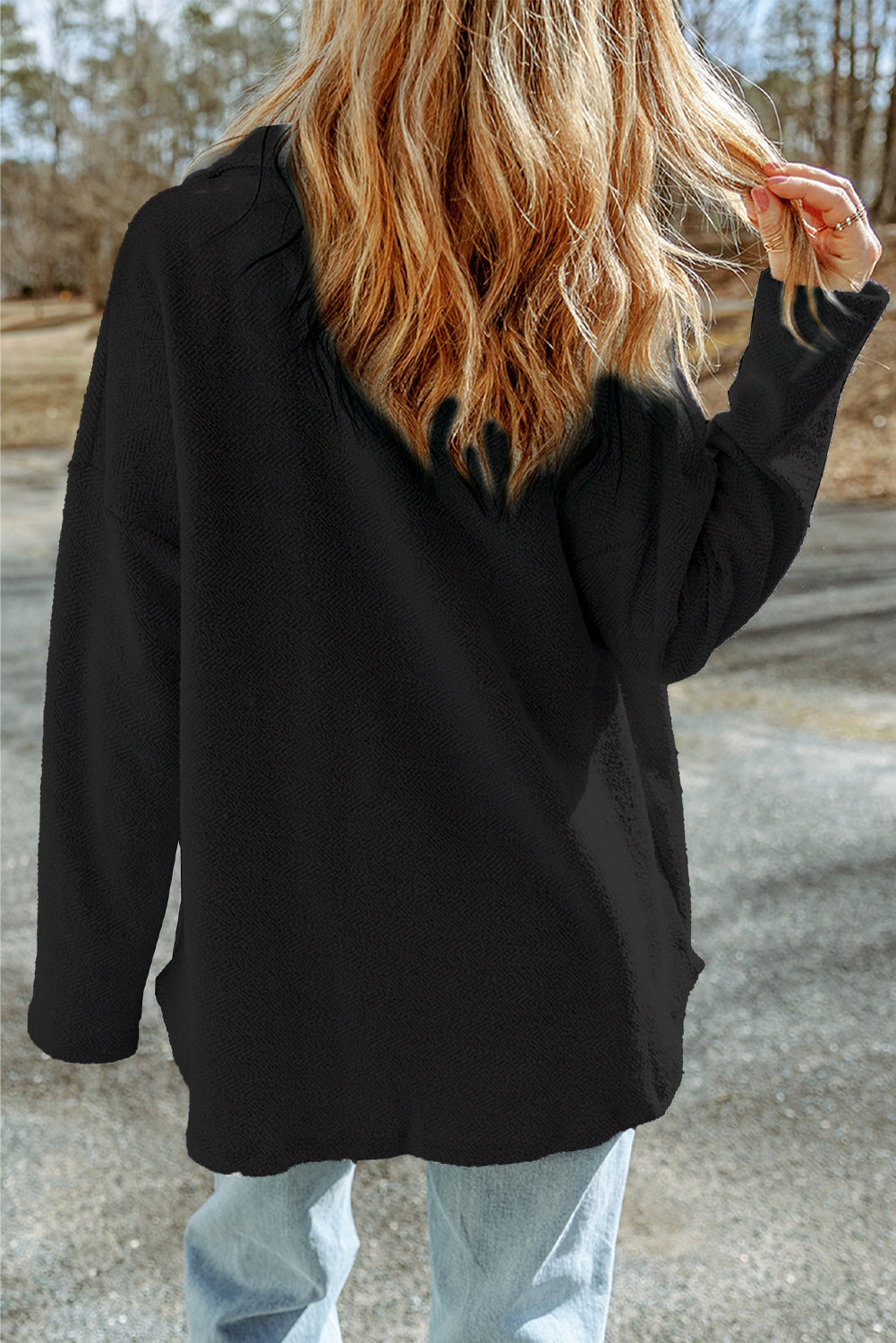 Veste de surchemise boutonnée | Pour FEMMES