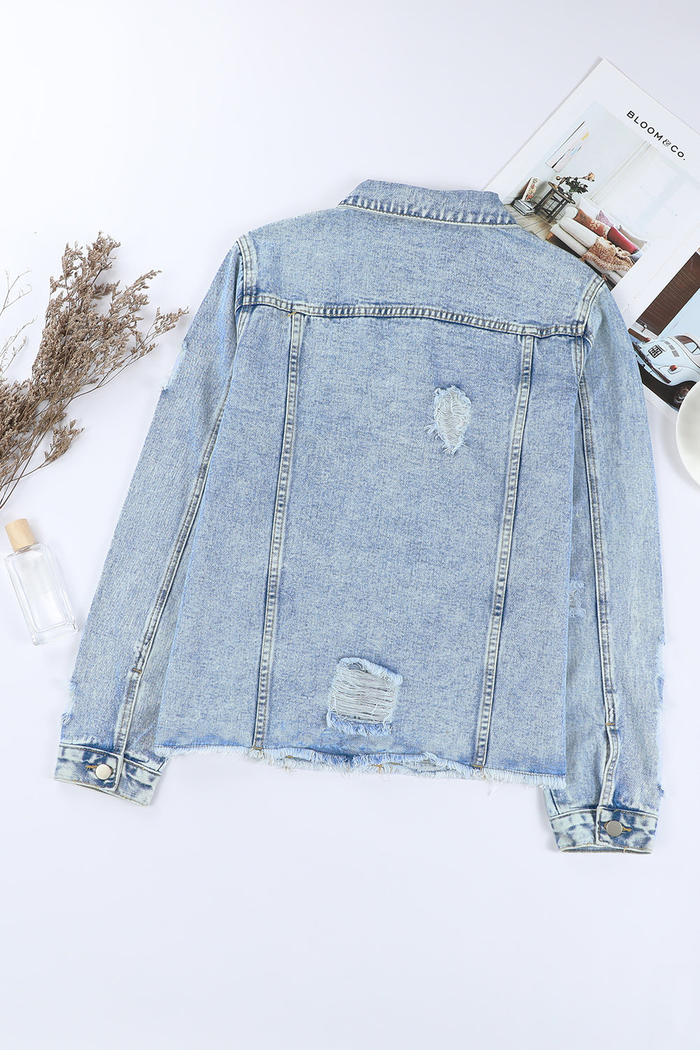 Denim Jacket | Buttoned | For WOMEN