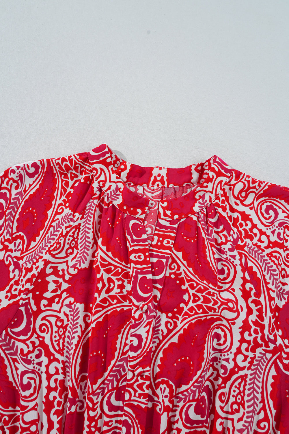 Robe longue "Marta" | Manches courtes | À fente