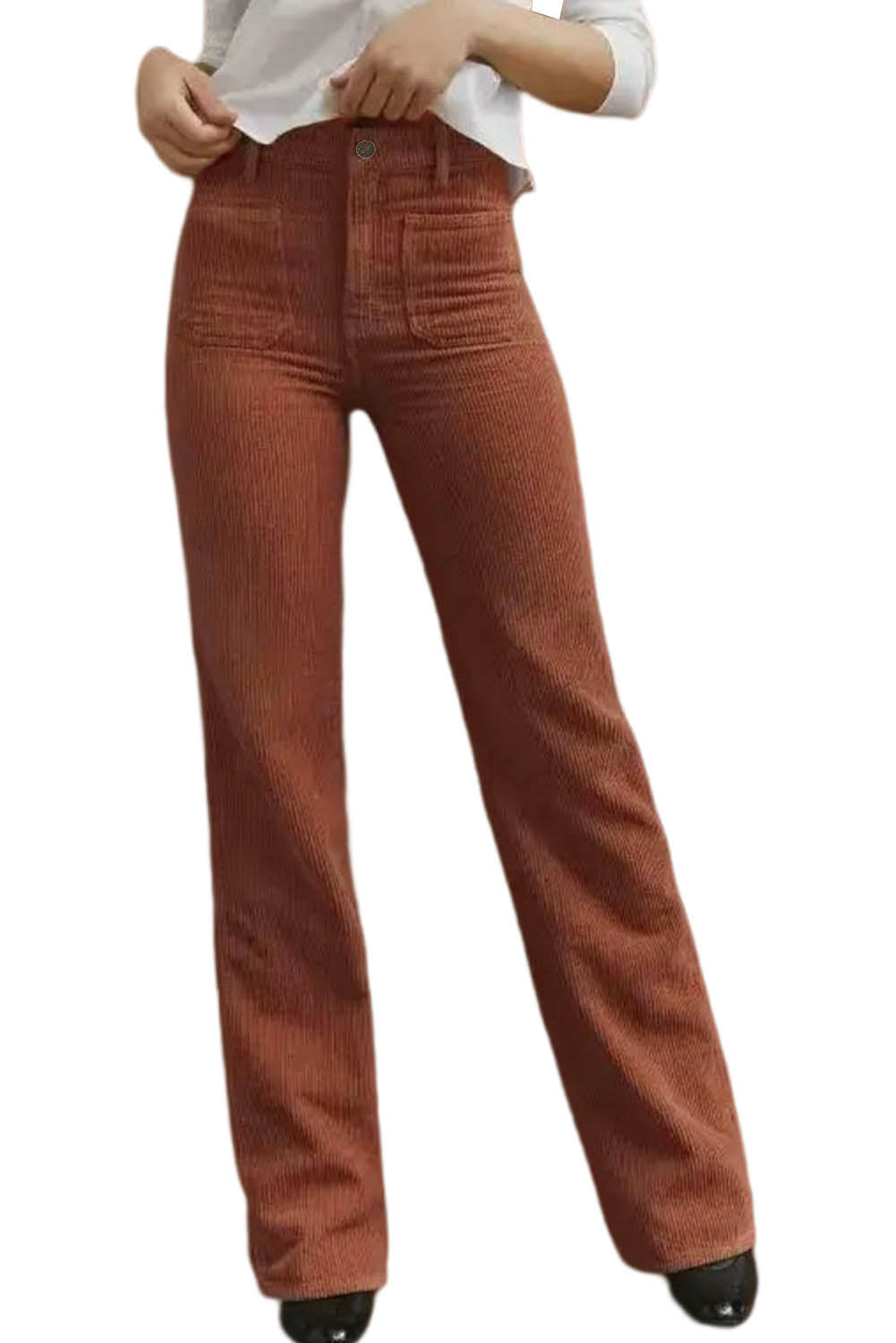 Velvet pants | Straight cut | For WOMEN