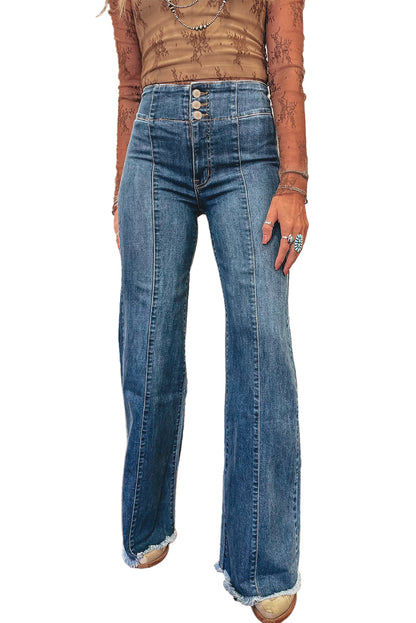 Jean straight | Bleu | Pour FEMMES