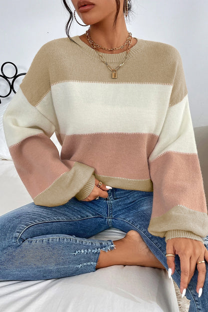 Pull large au col rond | Pour FEMMES
